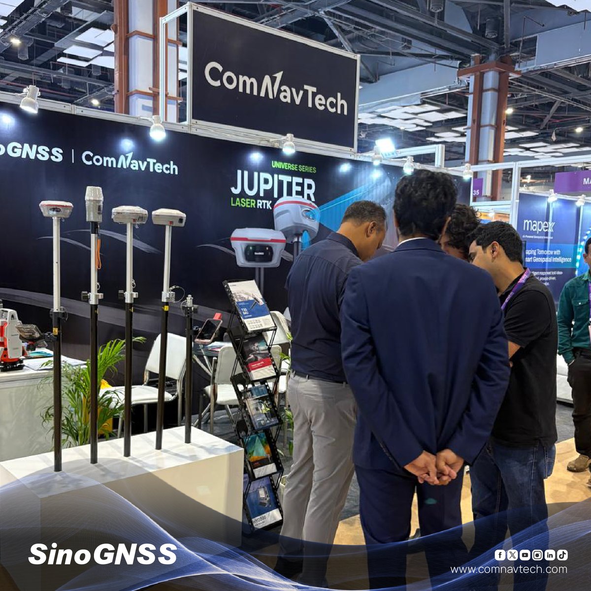 ComNav_Tech's tweet image. 🌍 GeoSmart India 2025 | Welcome to our booth B42
Visitors stopped by to explore ComNav Technology’s advanced GNSS receivers, Laser RTK, tablets, laser scanners, and more.

#ComNavTech #SinoGNSS #landsurvey #survey #positioning #GNSS #construction #laserrtk #GeoSmartIndia2025