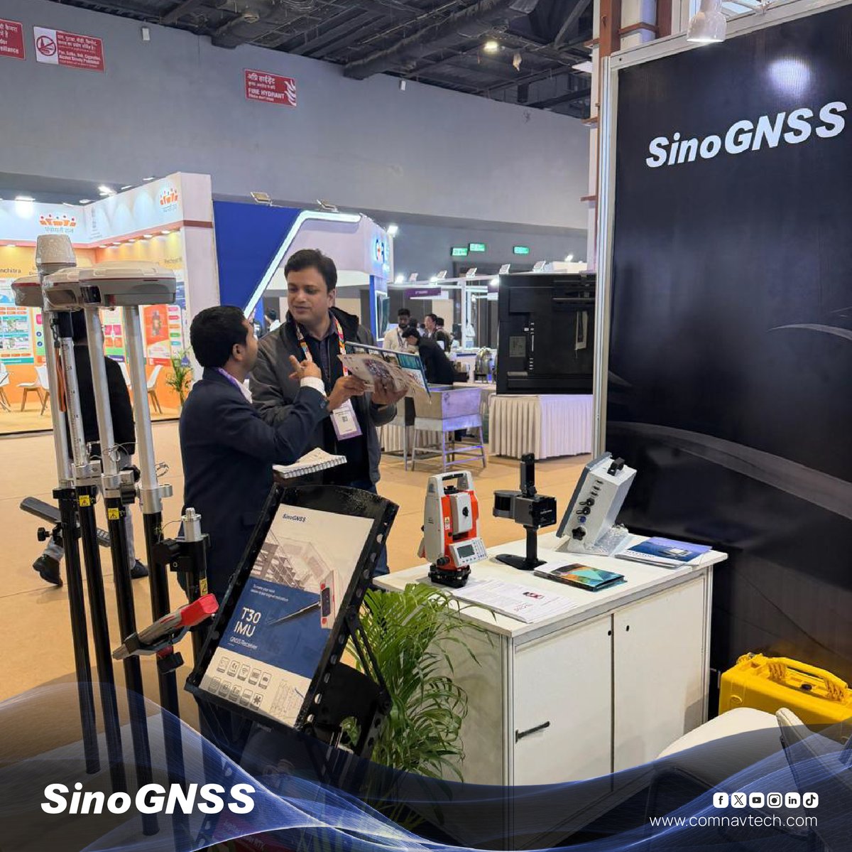 ComNav_Tech's tweet image. 🌍 GeoSmart India 2025 | Welcome to our booth B42
Visitors stopped by to explore ComNav Technology’s advanced GNSS receivers, Laser RTK, tablets, laser scanners, and more.

#ComNavTech #SinoGNSS #landsurvey #survey #positioning #GNSS #construction #laserrtk #GeoSmartIndia2025