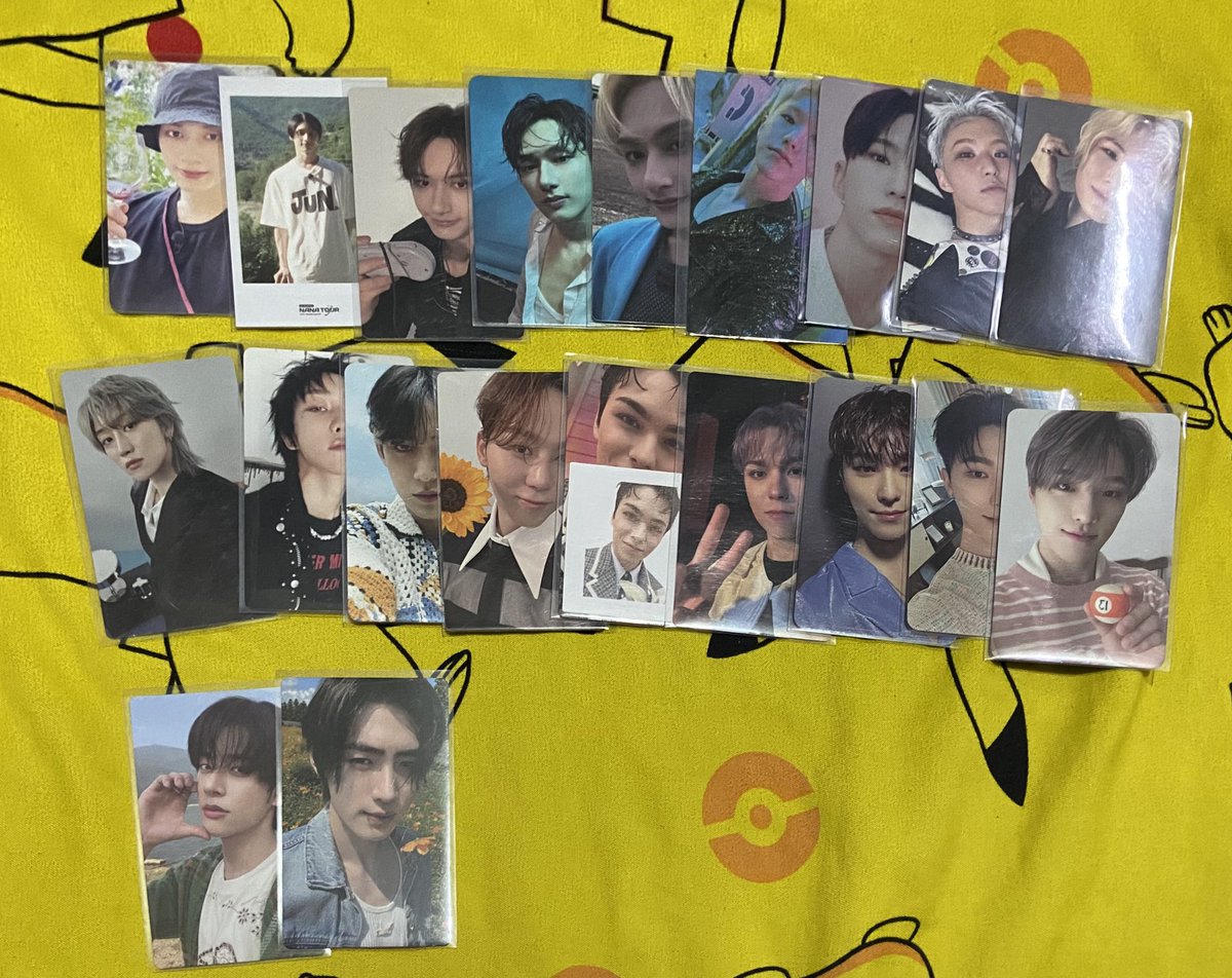 ᝰ.ᐟ wts lfb ph | #sam_resellz

୨୧ SVt Photocards
 ⋮ ₱ 120 ea
 ⋮ onhand, x sensi
 ⋮ gcash, jnt, payo

› reply/dm to claim .ᐟ

𖦹 seventeen scoups joshua jun woozi wonwoo the8 dk mingyu seungkwan vernon dino