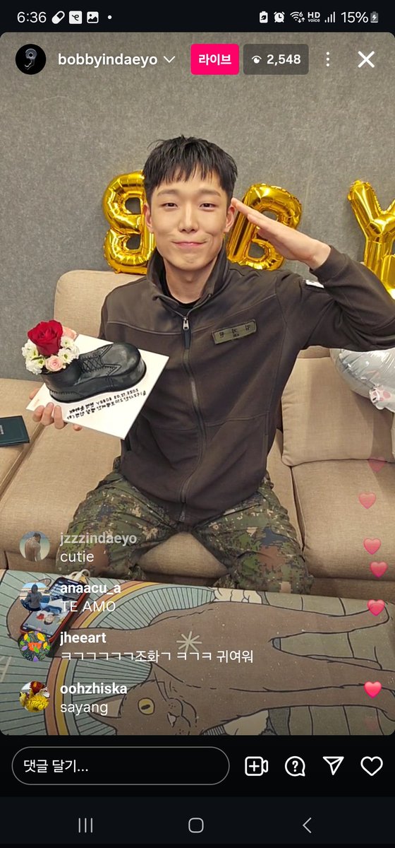 드디어 왔다 
우리 바비! 
크 여전해!
곧 뭘 한다는데 라이브 끊겼다!
뭐든 좋으니 하자! 

#바비전역 #바비가왔다 #내도파민