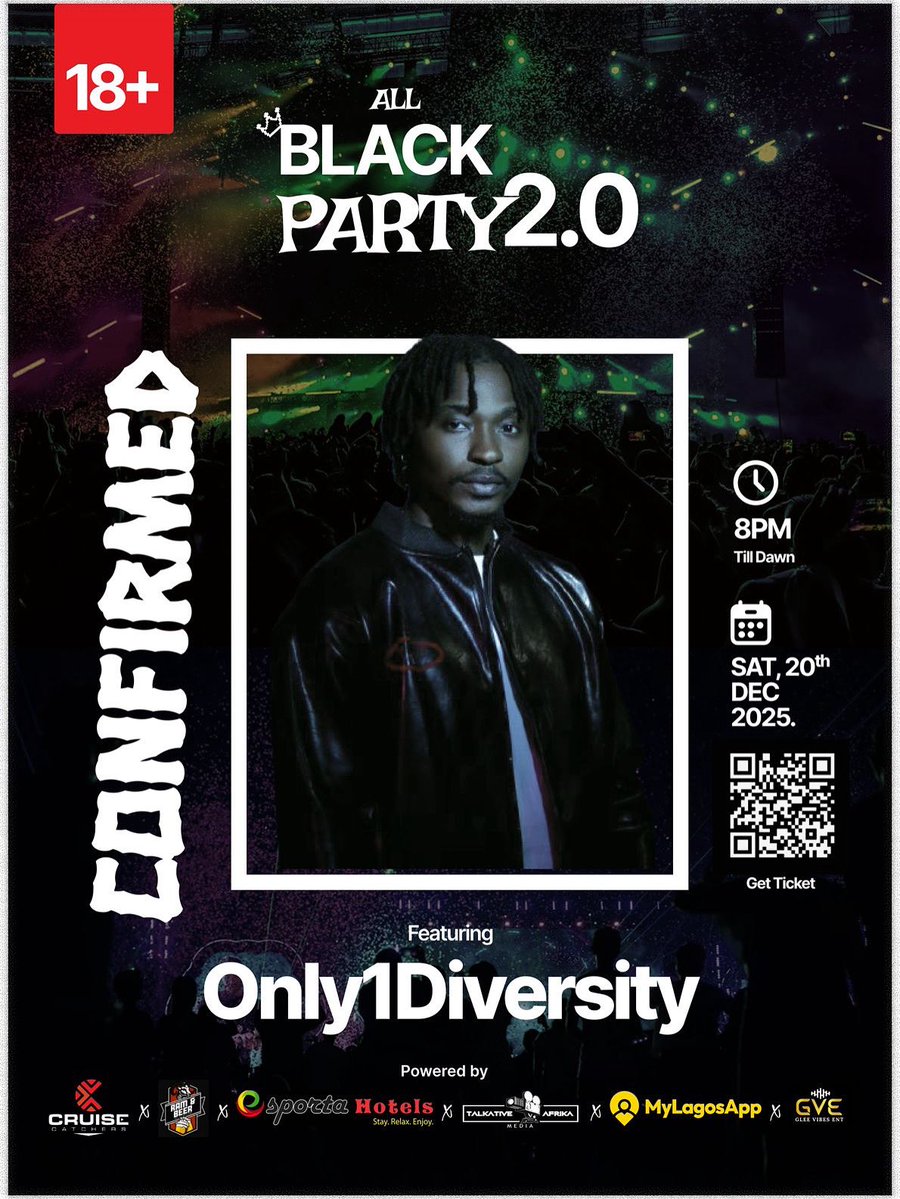 This December I must be outside &amp; you must join me too! That’s why I’m sharing this update now 🧏🏾‍♀️ 

All black party, Dec 20! 

Get your tickets here: pv.rsvp/all-black-party

JSYK: <a href="/BabiestofBoys/">Omode Olowo</a> throws the best party in Lagos 👍🏽