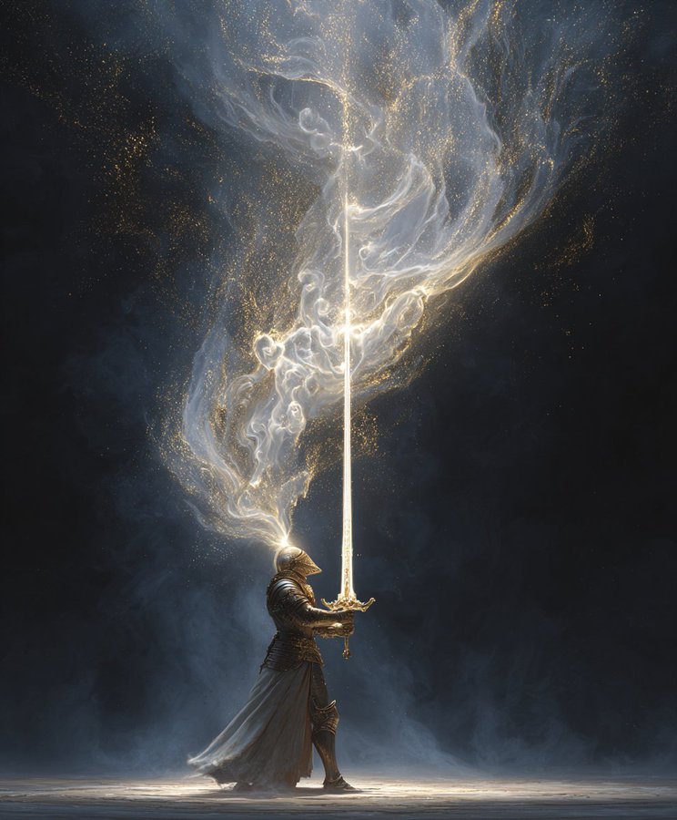 AlexanderLeenus's tweet photo. "The greatest strength of a knight is knowing how not to give up." https://t.co/7K9xXR6ijL