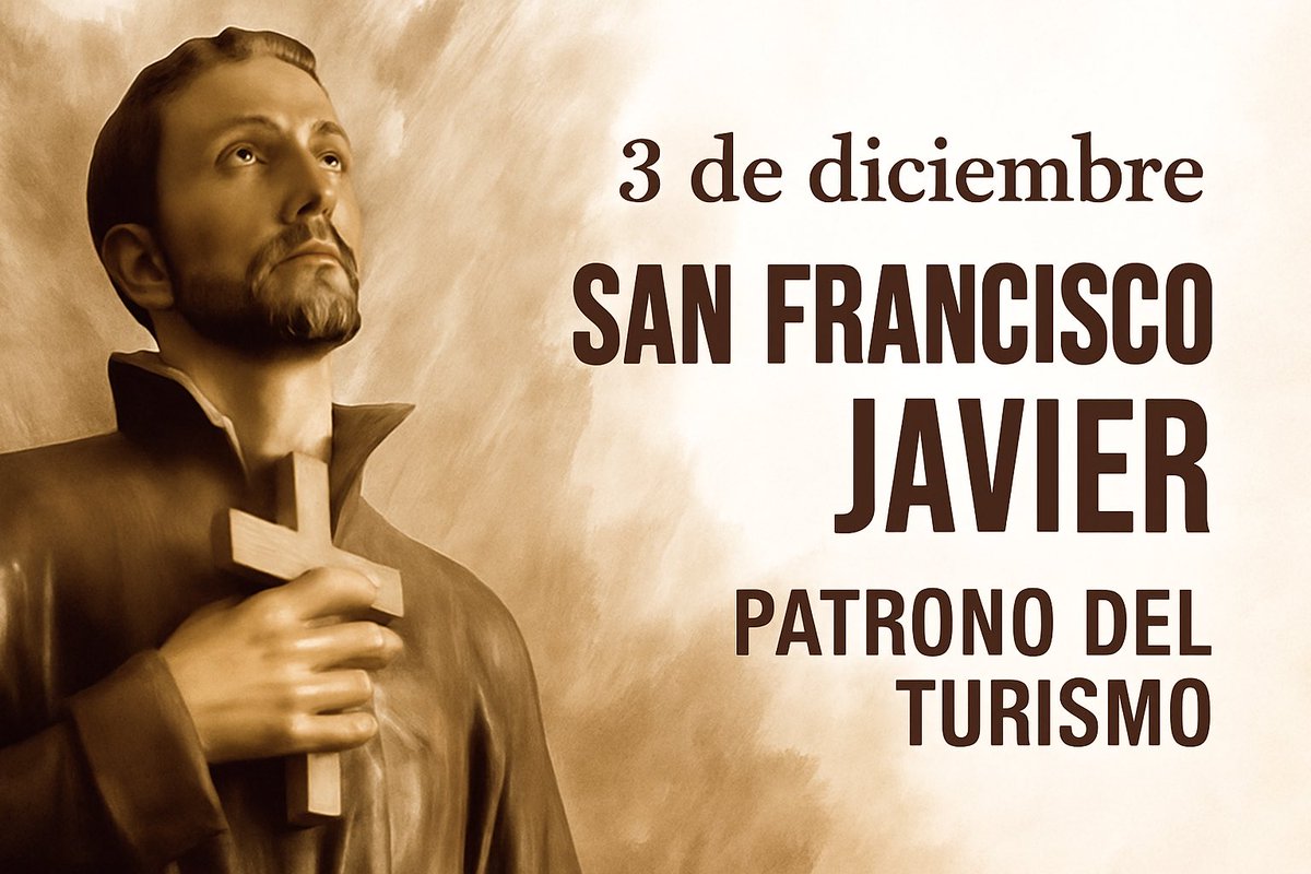 Hoy celebramos a San Francisco Javier, Patrono del Turismo.
Un día especial para recordar los valores que inspiran nuestro sector: el espíritu viajero, la apertura al mundo, el respeto a otras culturas y la vocación de servicio.