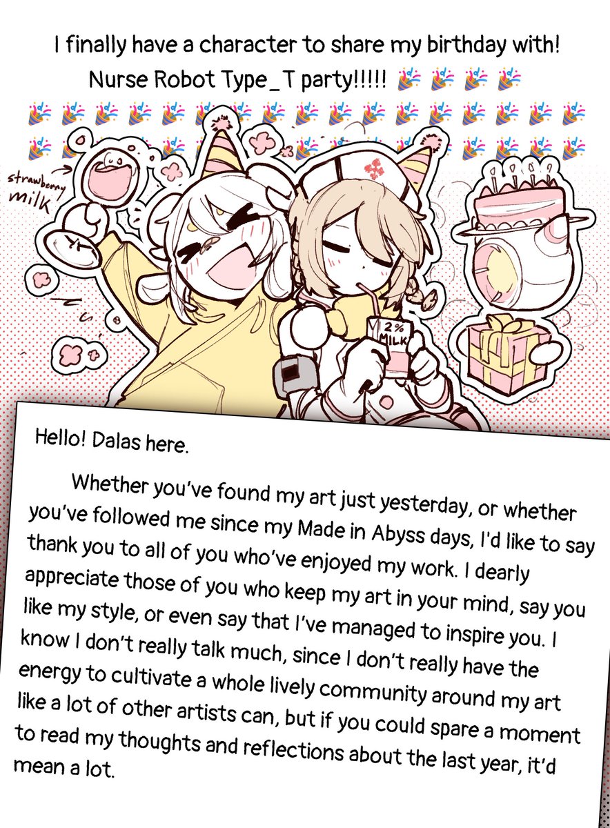 A thank-you letter for the year!🤍💊💛 (1/4)