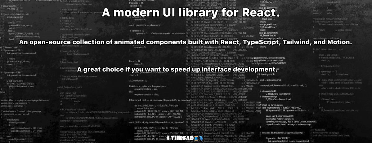 drylikov's tweet image. #𝑹𝒆𝒂𝒄𝒕𝑼𝑰 #𝑻𝒚𝒑𝒆𝑺𝒄𝒓𝒊𝒑𝒕𝑹𝒆𝒂𝒄𝒕 #𝑻𝒂𝒊𝒍𝒘𝒊𝒏𝒅𝑪𝑺𝑺 #𝑭𝒓𝒂𝒎𝒆𝒓𝑴𝒐𝒕𝒊𝒐𝒏 #𝑹𝒆𝒂𝒄𝒕𝑳𝒊𝒃𝒓𝒂𝒓𝒚 #𝑼𝑰𝑨𝒏𝒊𝒎𝒂𝒕𝒊𝒐𝒏 #𝑫𝒆𝒗𝑷𝒓𝒐𝒅𝒖𝒄𝒕𝒊𝒗𝒊𝒕𝒚

#𝒄𝒐𝒎𝒎𝒆𝒏𝒕𝒎𝒆 #𝒇𝒐𝒍𝒍𝒐𝒘𝒎𝒆 #𝒍𝒊𝒌𝒆𝒎𝒆 #𝒓𝒆𝒂𝒅𝒎𝒆

#𝒅𝒓𝒚𝒍𝒊𝒌𝒐𝒗