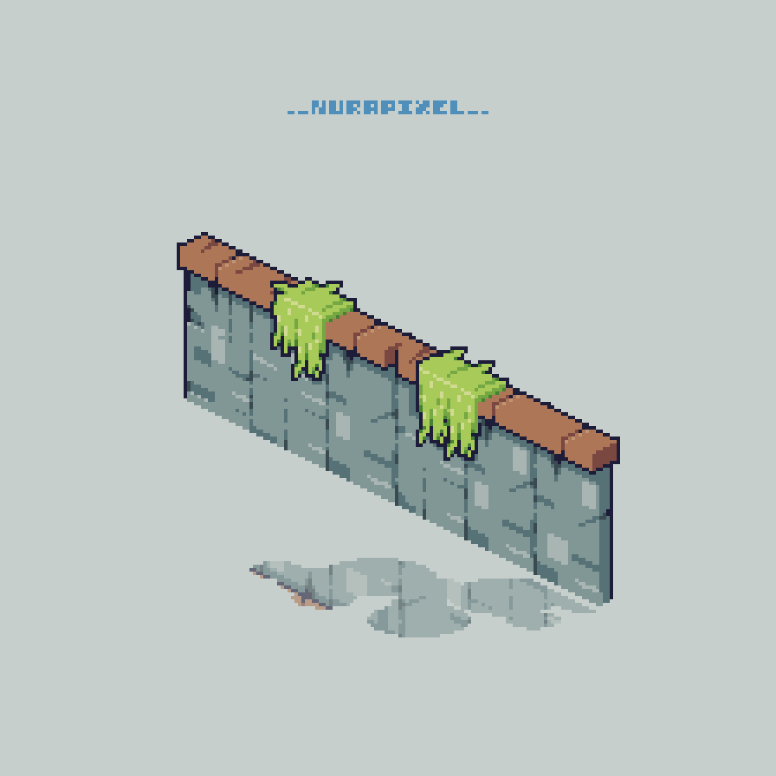 Just a wall Pixel Art