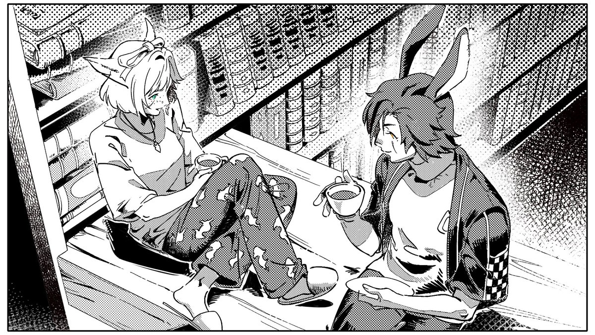 ☕️tea time☕️
i love drawing mundane scenes like this esp in contrast to all the dramatic things the wol has to go trough
#ffxiv #finalfantasyxiv 