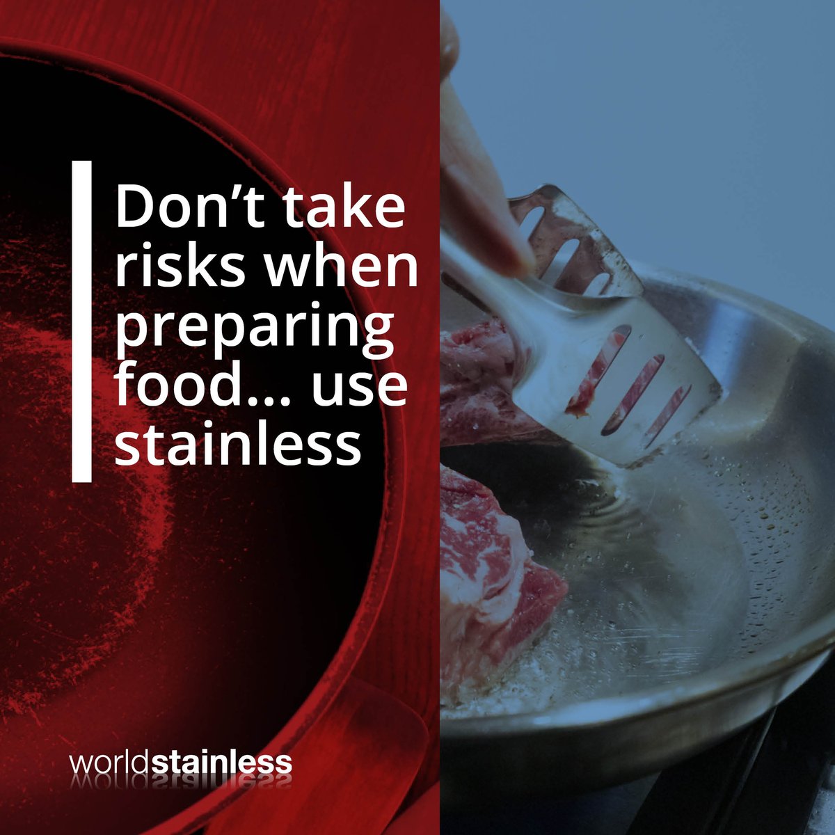Teflon cookware contains #PFAS that can leach into food during cooking especially if the surface is scratched or damaged.  #stainlesssteel is an inert and #safe #cookware material with no coating therefore no harmful products are released into your food:  ow.ly/Bpnb50XB8y2