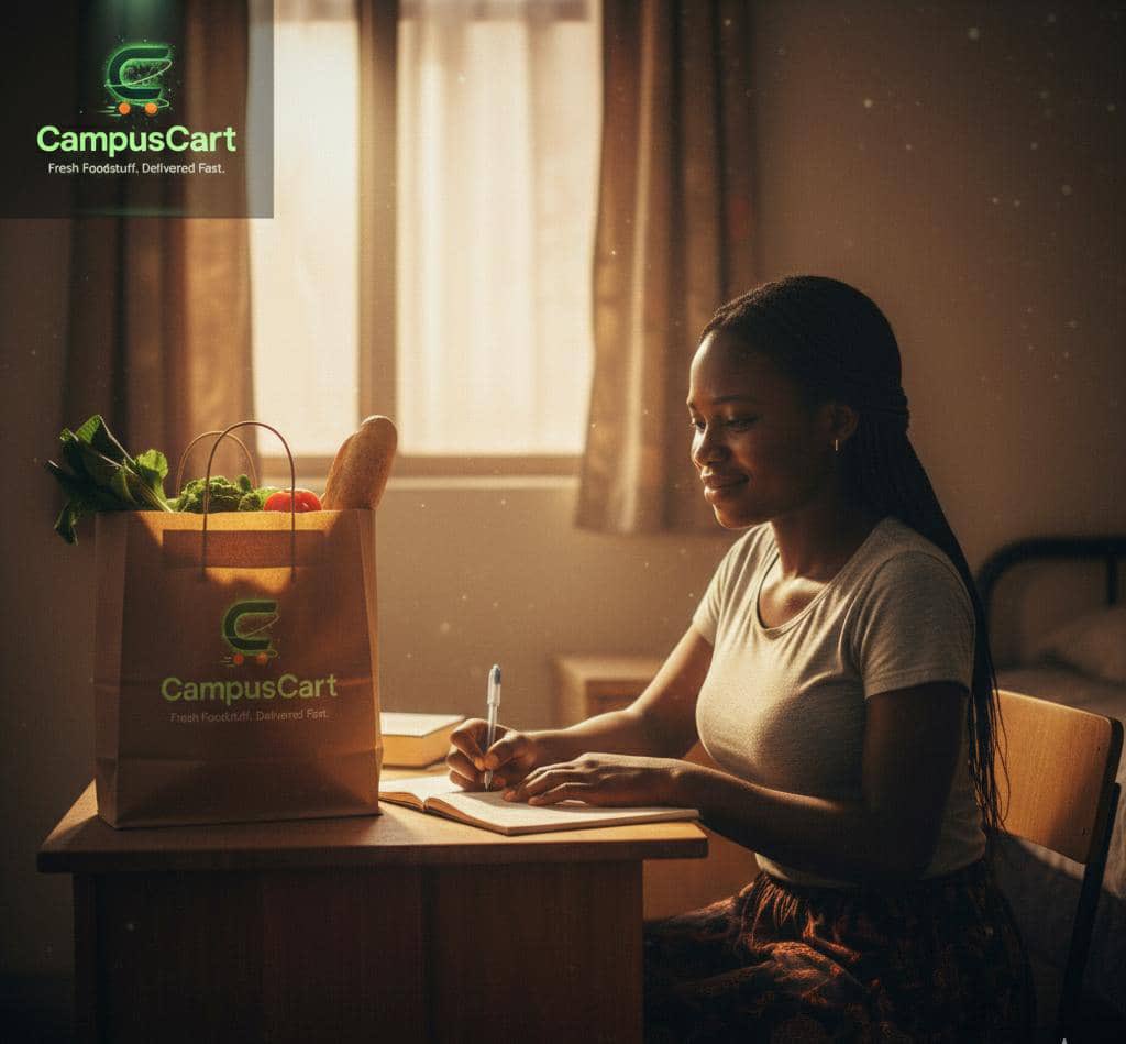 CampusCartHq's tweet photo. Meet Ada — 200L, UNN.
Between classes, assignments, and survival, she barely had time to breathe
Most days ended in the market, not in her books
Weekends too

A friend told her about CampusCart
Now her foodstuff comes to her doorstep.
Her time? Back.
Mind? Clear.
Grades? Rising. https://t.co/XmkR2O1edd