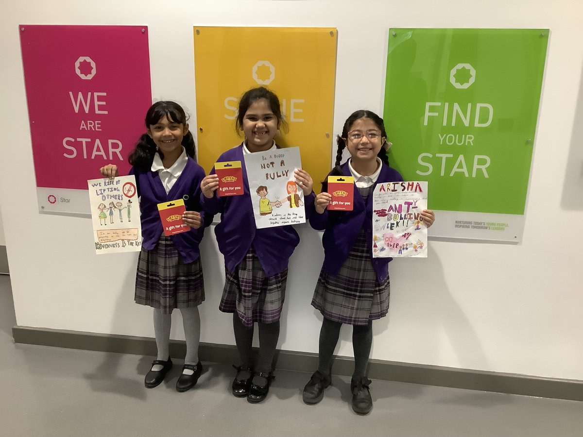 olive__preston's tweet image. Anti-bullying competition winners! Well done to all! #Competitions #Ambition #WeAreSTAR