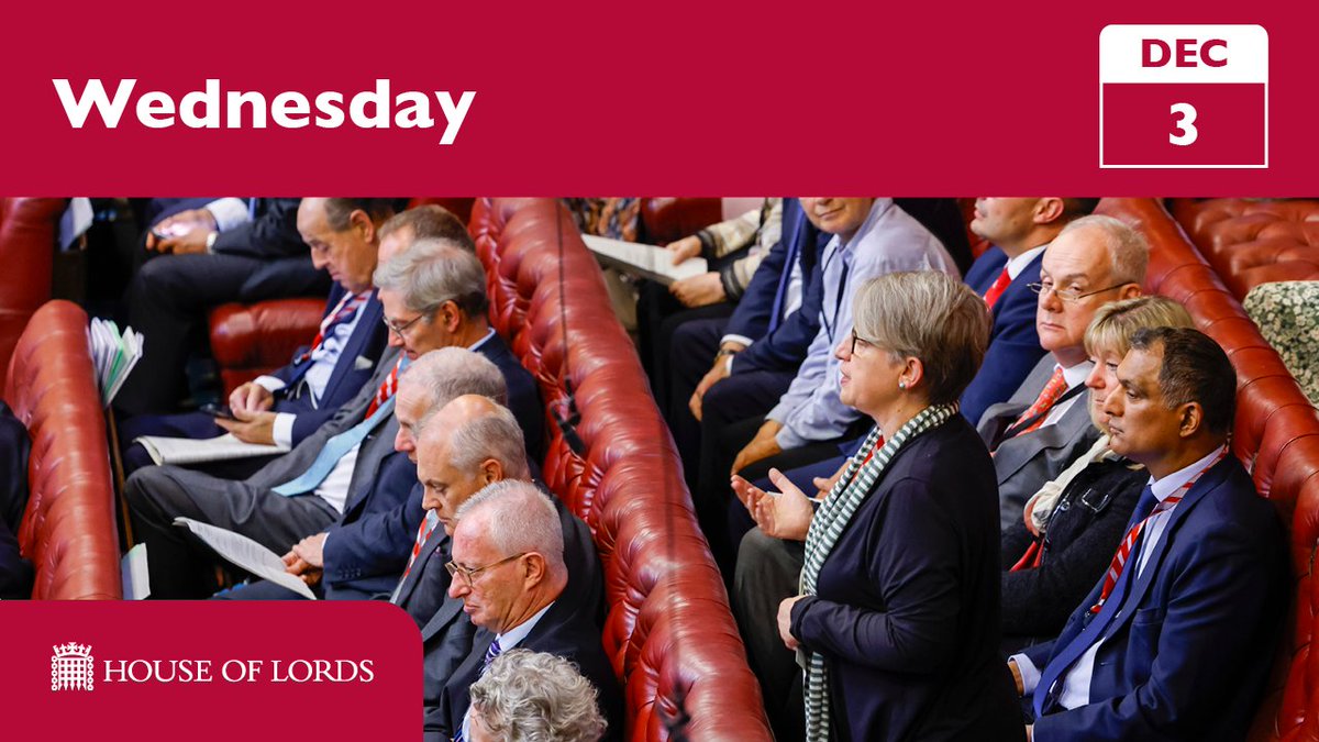 UKHouseofLords's tweet photo. 🕒 #HouseOfLords from 3pm includes:

🟥 careers in the arts
🟥 new build applications
🟥 supply of blood
🟥 SEND funding
🟥 #SentencingBill

➡️ See full schedule and watch online
https://t.co/vlLLVJDyDX https://t.co/qoYwUQXCCd