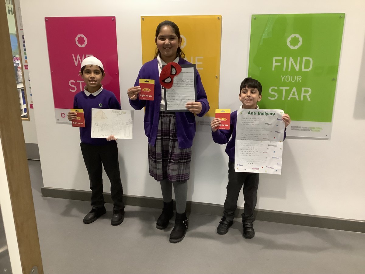 olive__preston's tweet image. Anti-bullying competition winners! Well done to all! #Competitions #Ambition #WeAreSTAR