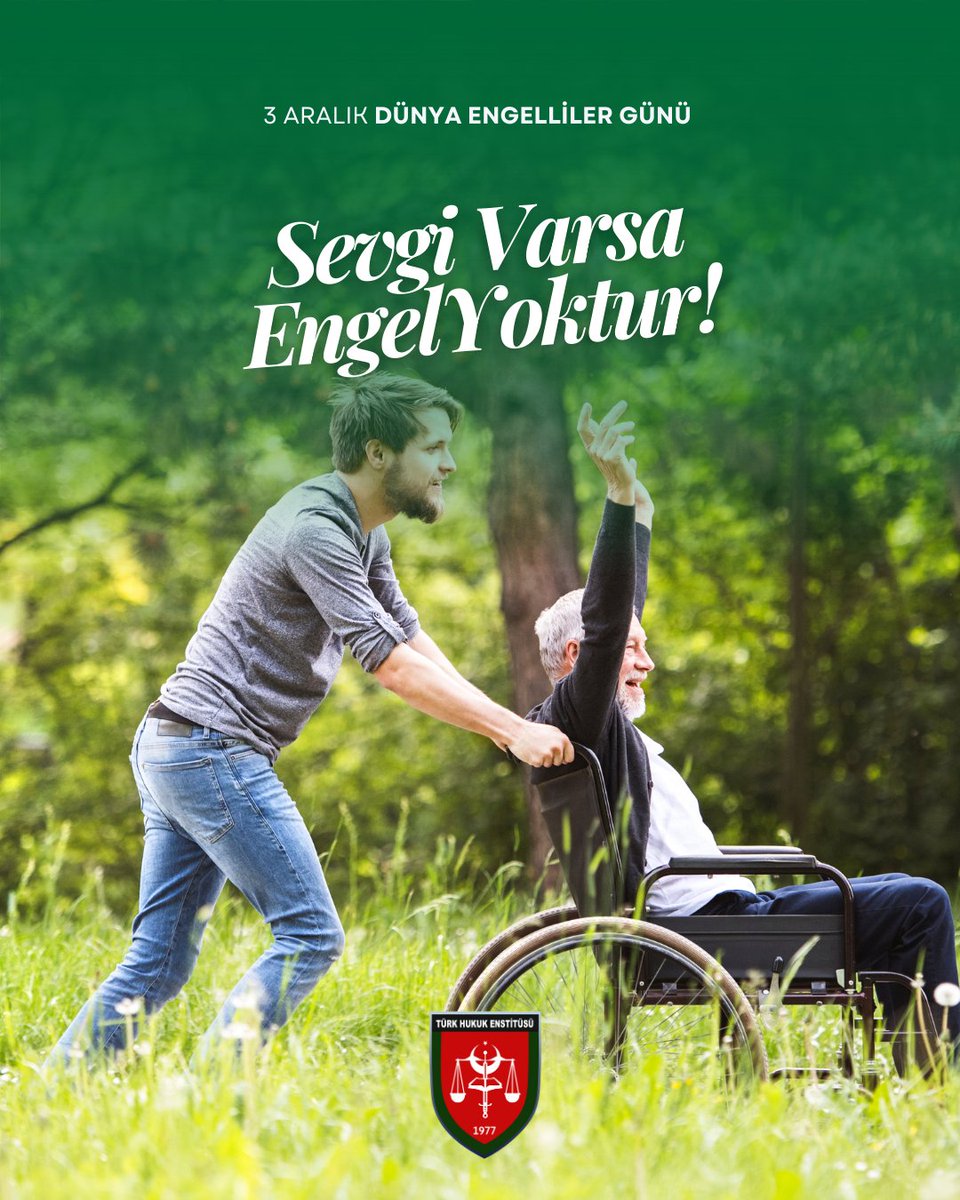 Engel olma, destek ol! 

Sevgi varsa, engel yok! 

#3AralıkDünyaEngellilerGünü