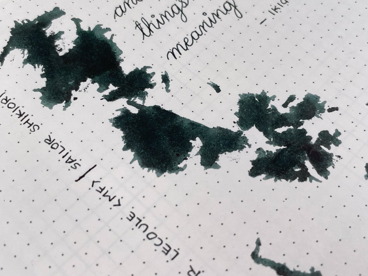 TusharSDK's tweet photo. Another beautiful quote from one of my favourite book.

Nothing much to say here, just be curious bout everything, cultivate your ideas and get involved into a process. Thats when the true happiness emerges. 

Pen: Sailor Lecoule <mf>
Ink: Sailor Shikiori Miruai https://t.co/cgGCLsNEb9