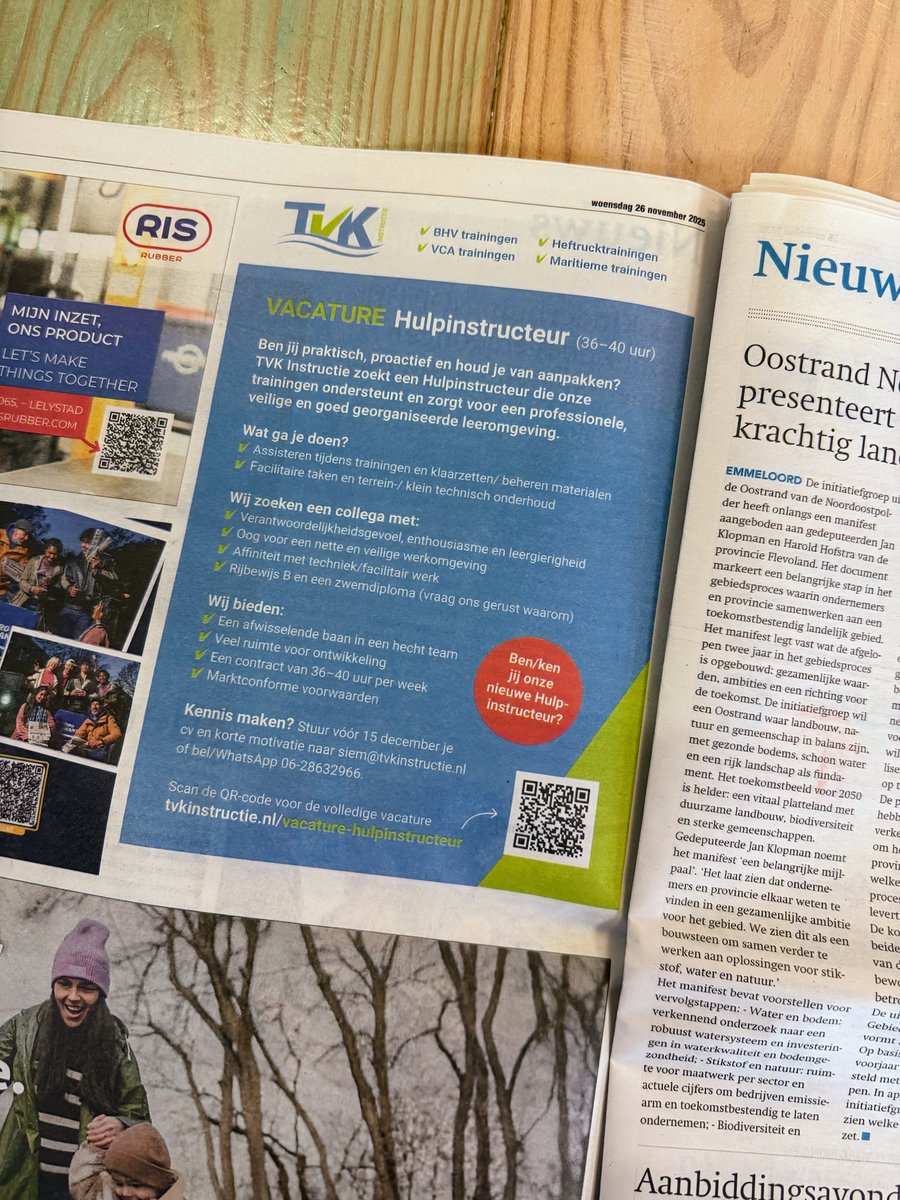 TVKInstructieBV's tweet photo. Op zoek naar een leuke baan?  Wij zoeken een Hulpinstructeur. 

https://t.co/C81BsObljd https://t.co/MfIuOqy6b0
