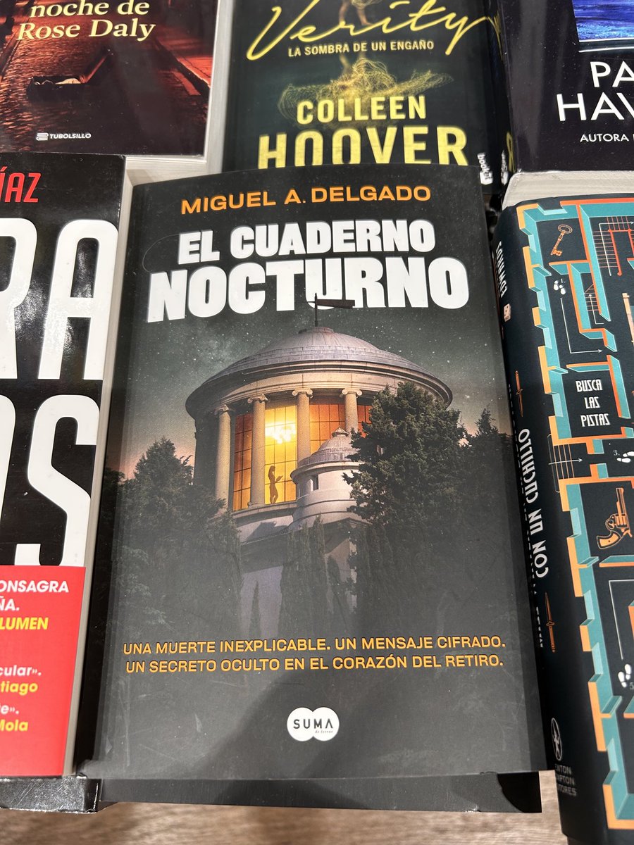 ‘EL CUADERNO NOCTURNO’ de Miguel Ángel Delgado ⁦<a href="/rosenrod/">Miguel A. Delgado</a>⁩ en ⁦<a href="/casadellibro/">Casa del Libro</a>⁩ Tres Aguas. Alcorcón. Madrid.