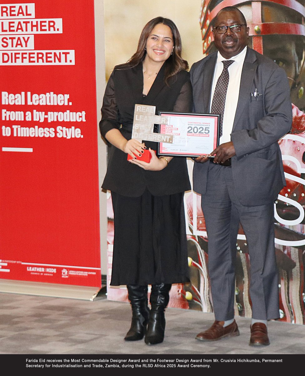 “Lusaka Wrapped.”
A showcase. A statement. A celebration.
Three transformative days. Fifteen trailblazing finalists. Five defining awards.
RLSD Africa cements its place as a continental movement for sustainability, authenticity and design excellence.

“Leather Lives On – From