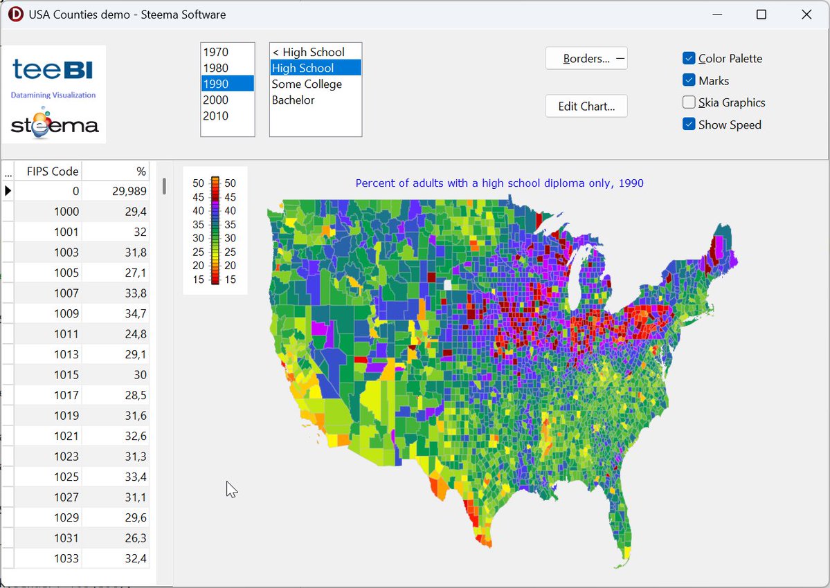 SteemaSoftware's tweet image. TeeBI Data-Mining &amp;amp; Visualization Library for #Delphi and C++ Open-sourced
Accessible at GitHub: github.com/Steema/TeeBI
#datamining #datavisualization