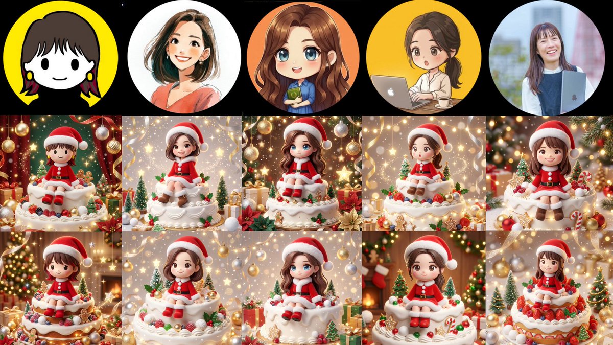 gaogao_1192's tweet image. 1300フォロワーまであと2人🤫🎁

検証用にアイコン貸してくださったみなさま、
ありがとうございます！！！

かわいくできました♡
（後ほど個別に画像お送りします）