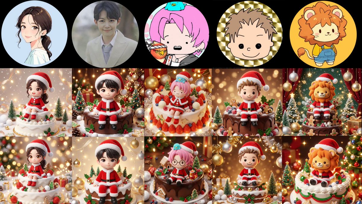 gaogao_1192's tweet image. 1300フォロワーまであと2人🤫🎁

検証用にアイコン貸してくださったみなさま、
ありがとうございます！！！

かわいくできました♡
（後ほど個別に画像お送りします）