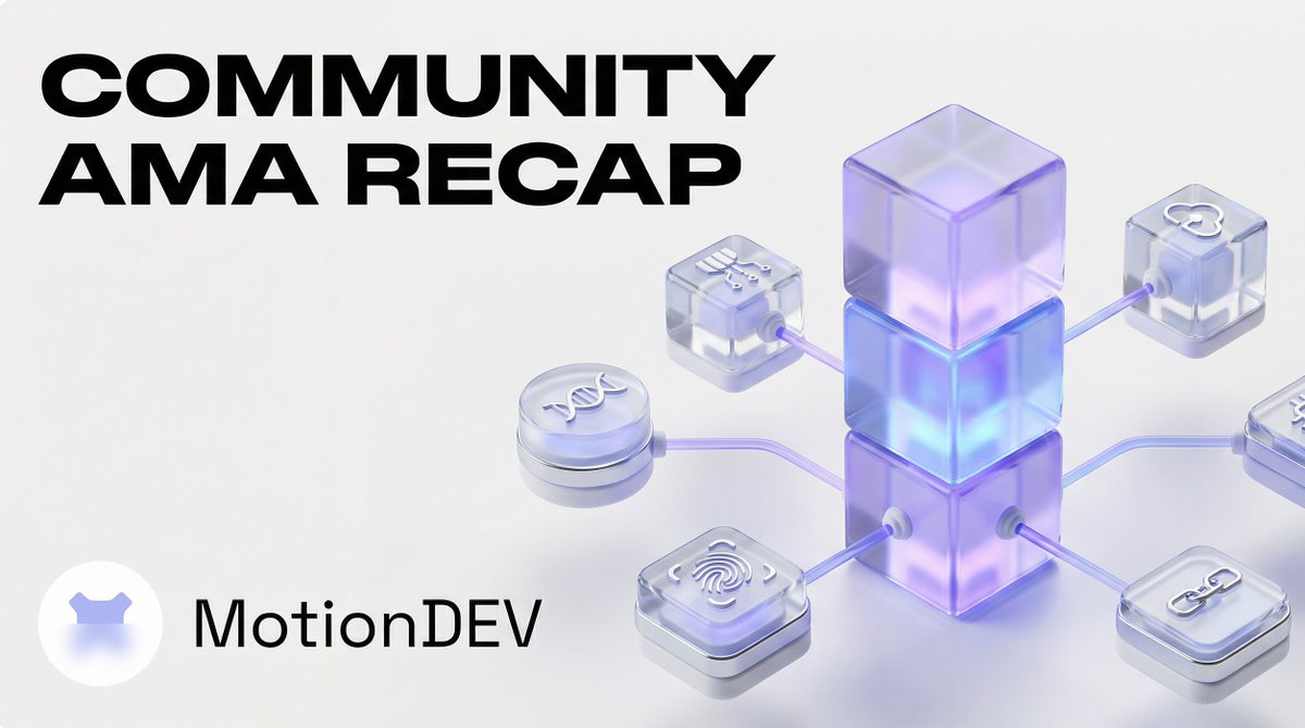 Thank you to everyone who joined the AMA yesterday. 🙌

Here’s a quick recap of the key questions we covered:

&lt;&gt; Why the rebrand to Motion xAI?

Our mission has evolved. We’re no longer just building tools, we're building the foundation of the new AI-powered data economy. Motion