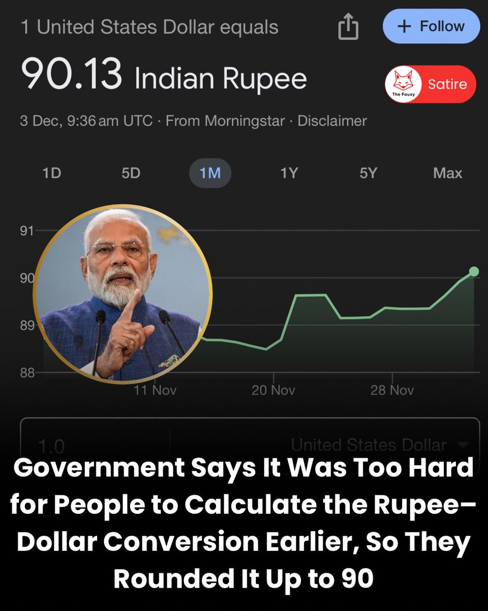 🚨#𝗕𝗥𝗘𝗔𝗞𝗜𝗡𝗚: 𝗚𝗼𝘃𝗲𝗿𝗻𝗺𝗲𝗻𝘁 𝗦𝗮𝘆𝘀 𝗜𝘁 𝗪𝗮𝘀 𝗧𝗼𝗼 𝗛𝗮𝗿𝗱 𝗳𝗼𝗿 𝗣𝗲𝗼𝗽𝗹𝗲 𝘁𝗼 𝗖𝗮𝗹𝗰𝘂𝗹𝗮𝘁𝗲 𝘁𝗵𝗲 𝗥𝘂𝗽𝗲𝗲–𝗗𝗼𝗹𝗹𝗮𝗿 𝗖𝗼𝗻𝘃𝗲𝗿𝘀𝗶𝗼𝗻 𝗘𝗮𝗿𝗹𝗶𝗲𝗿, 𝗦𝗼 𝗧𝗵𝗲𝘆 𝗥𝗼𝘂𝗻𝗱𝗲𝗱 𝗜𝘁 𝗨𝗽 𝘁𝗼 𝟵𝟬