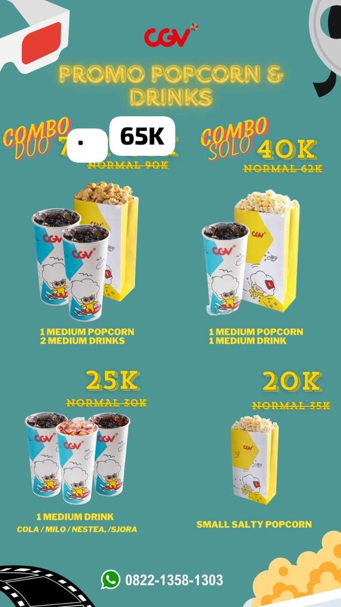 Lalala Yeyeye / Promo Tiket Bioskop tweet media