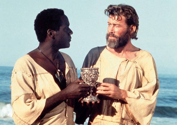 Unikt foto av Robinson Crusoes fynd på Black Friday.