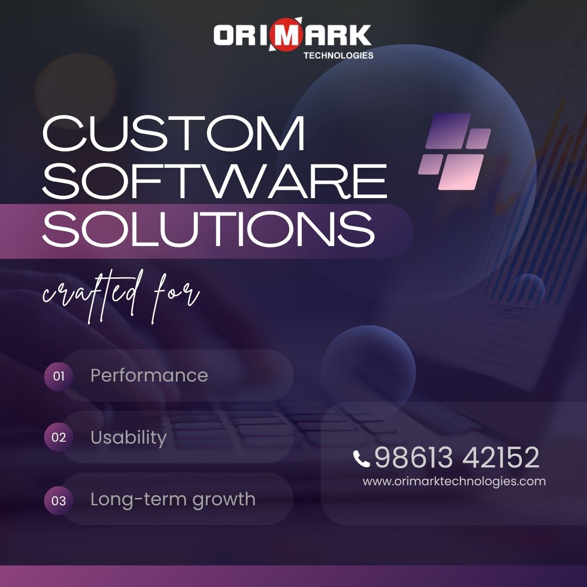 OrimarkTech's tweet image. Build smarter. Grow faster. 🚀
#OrimarkTechnologies delivers #customsoftware solutions crafted for performance, usability, and long-term scalability.

Let’s turn your tech vision into reality.
📞 98613 42152 | 🌐 orimarktechnologies.com

#TechSolutions #SoftwareDevelopment