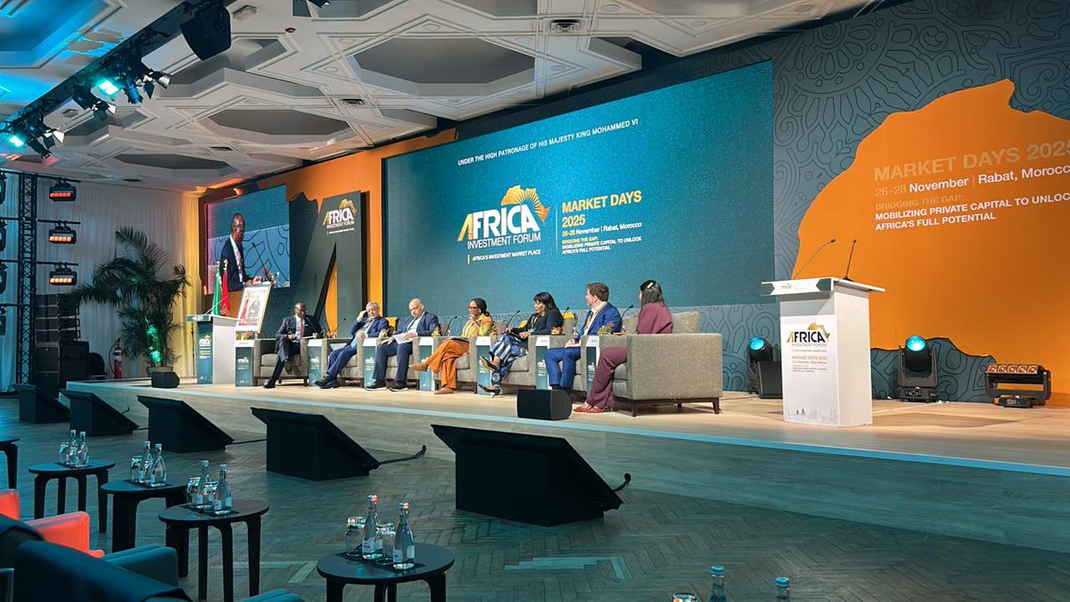 RECAP: Quotable quote from the panel "From Risk to Opportunity: Investing in Resilient Energy Solutions" at #AIF2025

Kevin Kariuki, <a href="/AfDB_Group/">African Development Bank Group</a> VP: "Africa must mitigate the impacts of future global shocks on our energy systems by investing in resilient infrastructure."