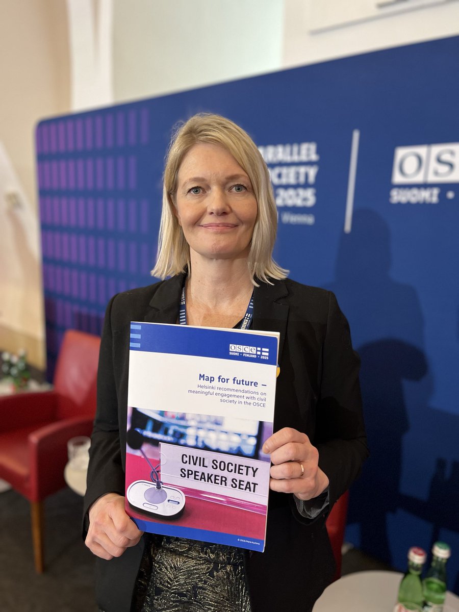 🚀 Just launched! The Helsinki Recommendations on Meaningful Engagement with Civil Society in the <a href="/OSCE/">OSCE</a>. 

🔗 Learn more: resources.osce.org/sites/default/…

#OSCE25FI <a href="/AnuJuvonen/">Anu Juvonen</a>