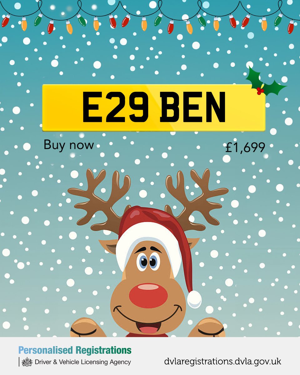 Do you know someone who would love this? 😍

Make it personal this Christmas with the perfect gift 🎁

Buy it now using the link below:
🌟 ow.ly/meiU50Xy9jV
#MyDVLAReg #MakeItPersonal #DVLARegistrations