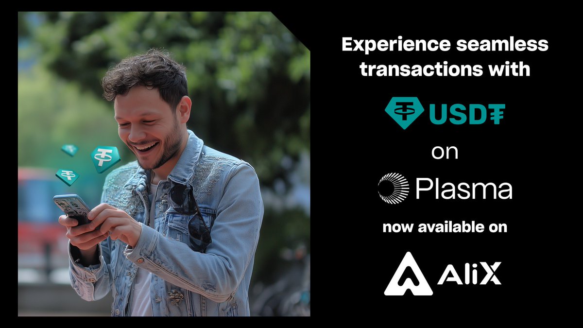 Tether_to's tweet image. USD₮ on @Plasma is now live on @AliXPayGlobal