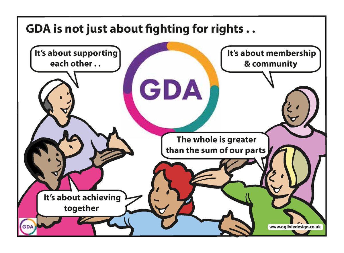 tressaburke's tweet photo. Happy UN International Day of Disabled People to @GDA__online #Gratitude to amazing Board, Staff Team &amp; 6000+ members who work together every day to make life better for disabled ple #PurplePonchoPlayers #DriversForChange #SocialCareExpertGroup #DPOs #Networks #Allies #Funders https://t.co/tPE11BnmPT