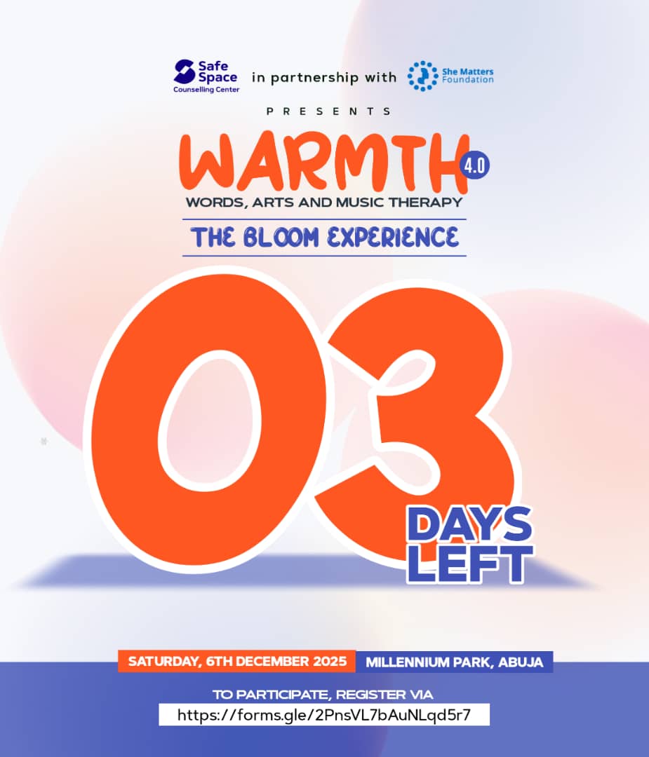 We’re not just counting days anymore 

We’re preparing our minds, opening our hearts, and making room for healing.

Warmth 4.0 happens in 3 days. 💛

#warmth4.0
#warmth 
#musictheraphy 
#arttherapy