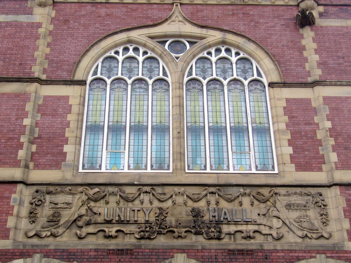 BesterRobert's tweet image. #AlphabetChallenge #WeekWforWindows 
Windows in Unity Hall in Wakefield.