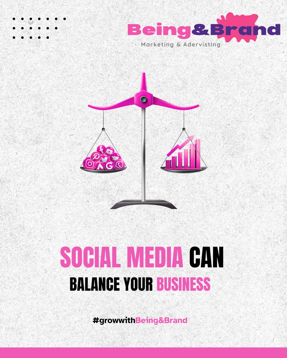 beingbrand_'s tweet photo. The right balance on social media can shift your business from surviving to scaling. ⚖️📈

#GrowWithBeingAndBrand #beingandbrand #DigitalMarketing #MarketingMagic #BuildYourBrand #BrandGrowth #MarketingStrategy https://t.co/yIDDD5IyhJ