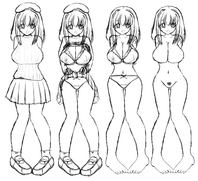 今週載せるかどうかはわからない、作ってるCG集の立ち絵のwipというか下描き。
あと1枚でCG集の絵がほぼ完成だけど、この構図で良いのかと悩んでたら下描き完成までいかなかったので立ち絵の下描きでお茶を濁す😅
ただこの立ち絵も肌の塗り考えてたらまだ完成してない😬
その分気合い入れてますので💪 