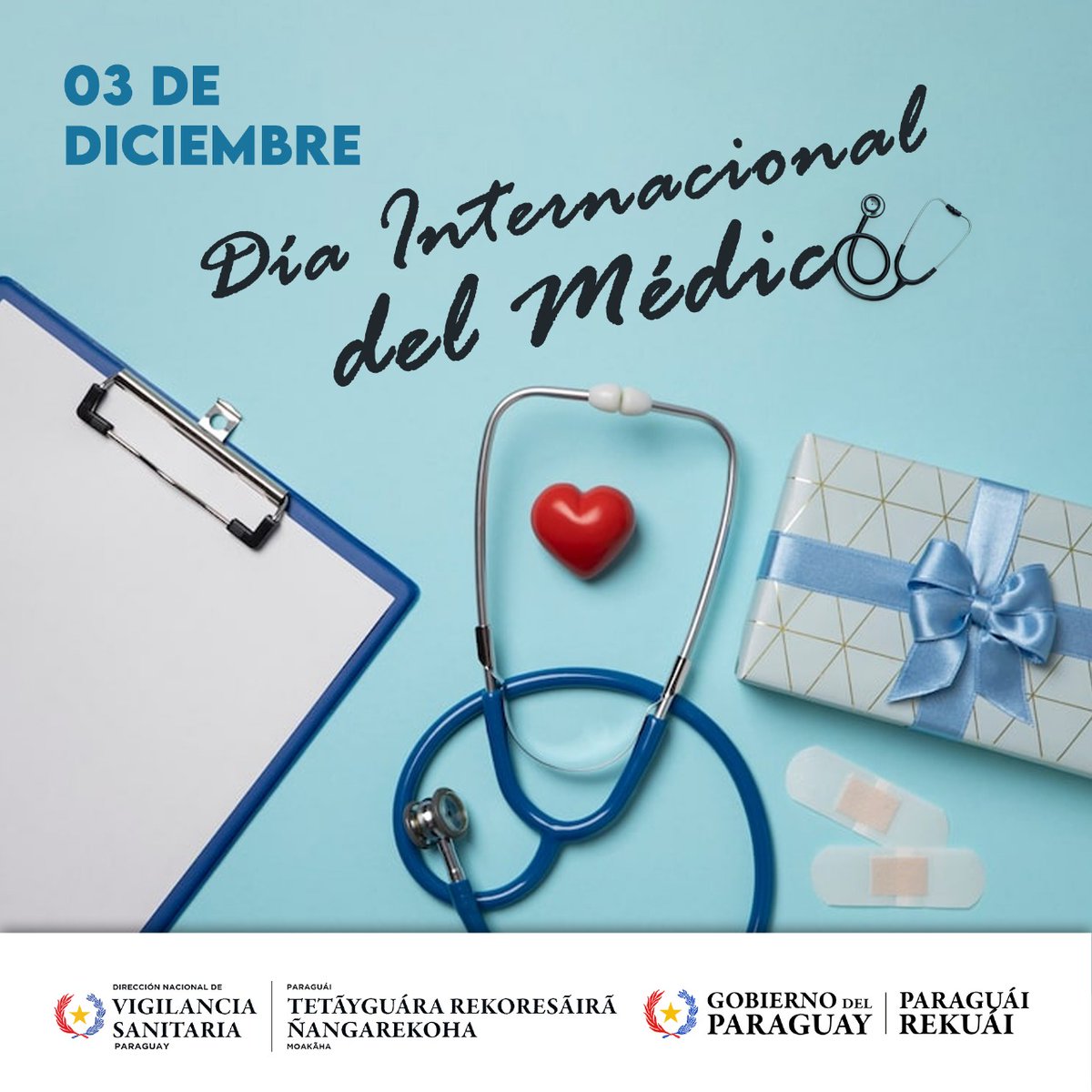 DINAVISApy's tweet image. #DINAVISApy saluda a los médicos en su día, en especial a sus funcionarios que se desempeñan en la profesión.