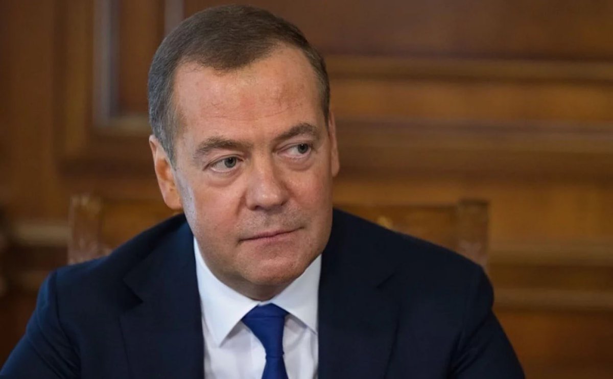 Medvedev: 

“In Bruges”

There was a film about British hitmen who were hidden in a small European town in Belgium. In our distribution it was released under the title “Zalech na dno v Bryugge”. This is exactly what Mrs. Mogherini did, the former High Representative of the EU for