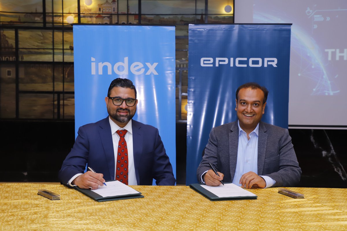 IndexInfoTech's tweet photo. Big news: @IndexInfoTech  expands its partnership with @Epicor  in India, strengthening our regional presence and unlocking new growth opportunities together.

#Index #Epicor #Partnership #Expansion #India #Growth #Innovation #Teamwork #Gratitude #EpicorKinetic https://t.co/HBhFN6EO4S