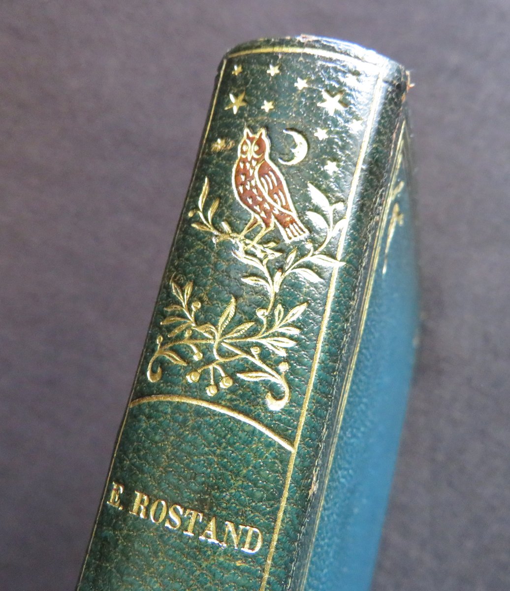 wisdompedlars's tweet photo. Beautiful BINDING 1910 ROSTAND Morocco Gilt CHANTECLER Theatre PLAY Animals
#books #antiquarian #binding #French #play #theatre #Rostand #bookauction
https://t.co/hs0F7EzeY1 https://t.co/RY0RMGTeG2
