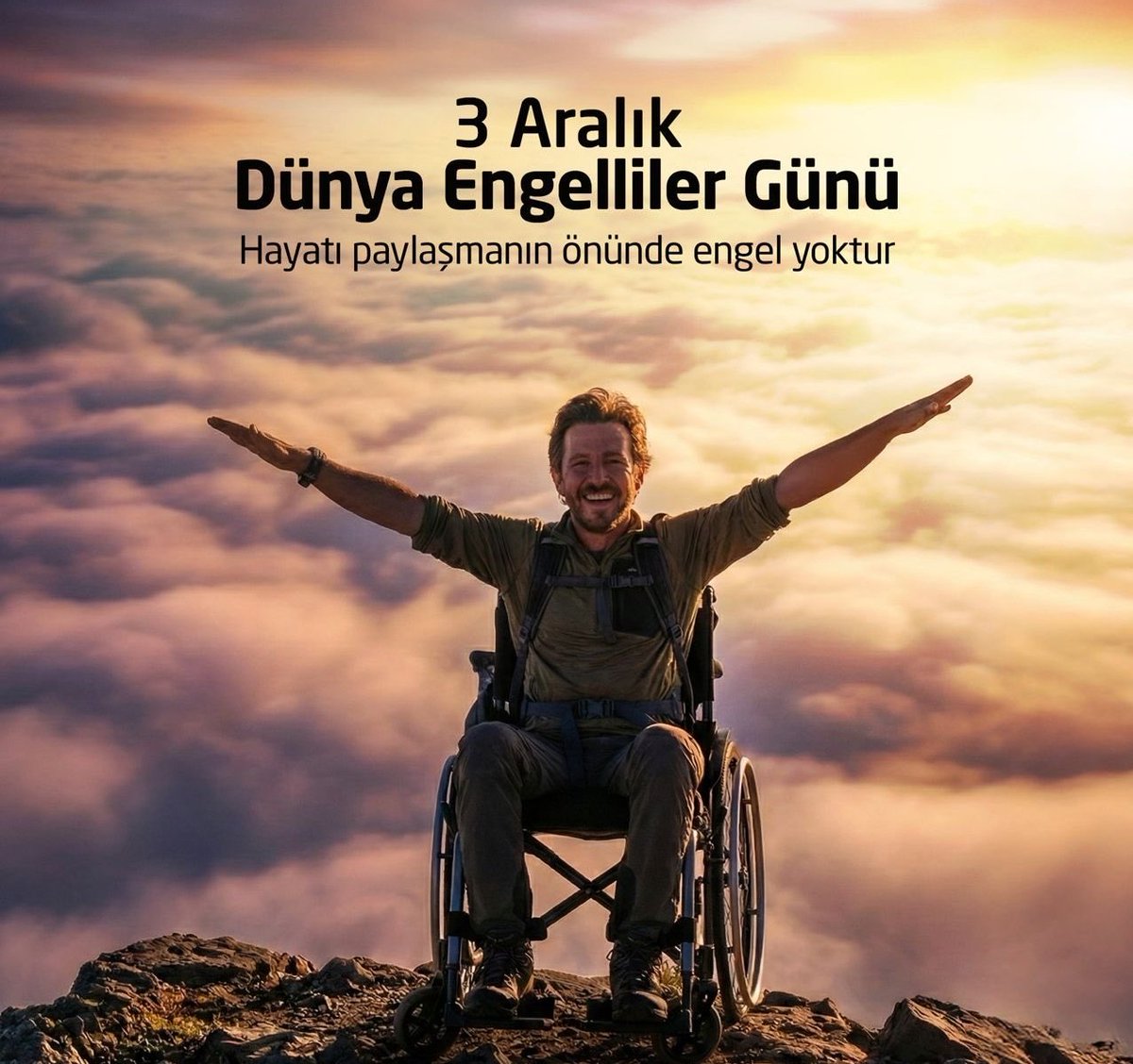 İnsanın kalbi engelli olmasın.
Zira bizi insan yapan kolumuz, bacağımız değil "KALBİMİZDİR." 

Bu vesileyle #3AralıkDünyaEngellilerGünü’nde, onların hayatına dair tüm dünyanın farkındalığının daha da artmasını diliyorum.