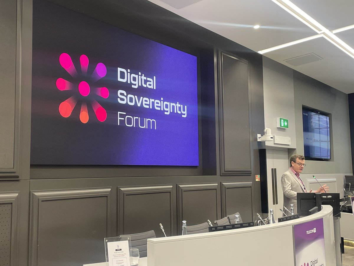 disruptivedean's tweet image. I’m at the @TelecomTV “Digital Sovereignty”
Forum

I’ll be doing an #Unthinkable session with @ADCCo at the end of the day

One aspect I’ll definitely be mentioning - the real sovereignty challenge is for future-focused #postdigital tech, not old-fashioned digital mediocrity