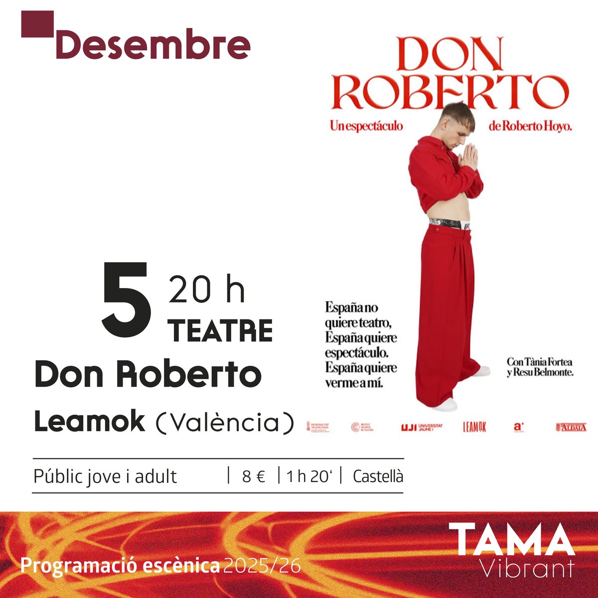 TAMA. Teatre Auditori Municipal d'Aldaia tweet media