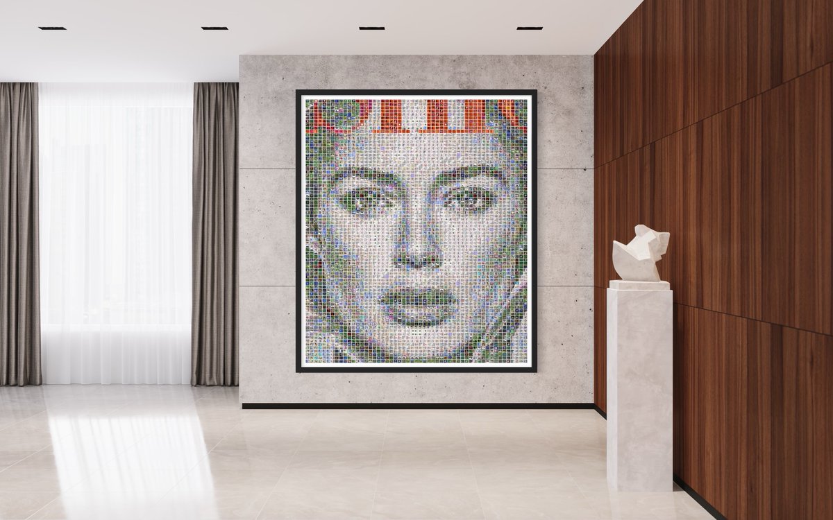 danielvoelker77's tweet photo. Fine Art made of vintage postage stamps.
Handmade. Stamp Art. No digital effects.

Doutzen Kroes, 2020 (BC)   @Doutzen
4134 vintage postage stamps on panel
Unique
90.1x72,8in / 229x185cm

#FineArt #StampArt #MosaicArt #PostageStamps #DoutzenKroes https://t.co/U4Ujfd4gK1