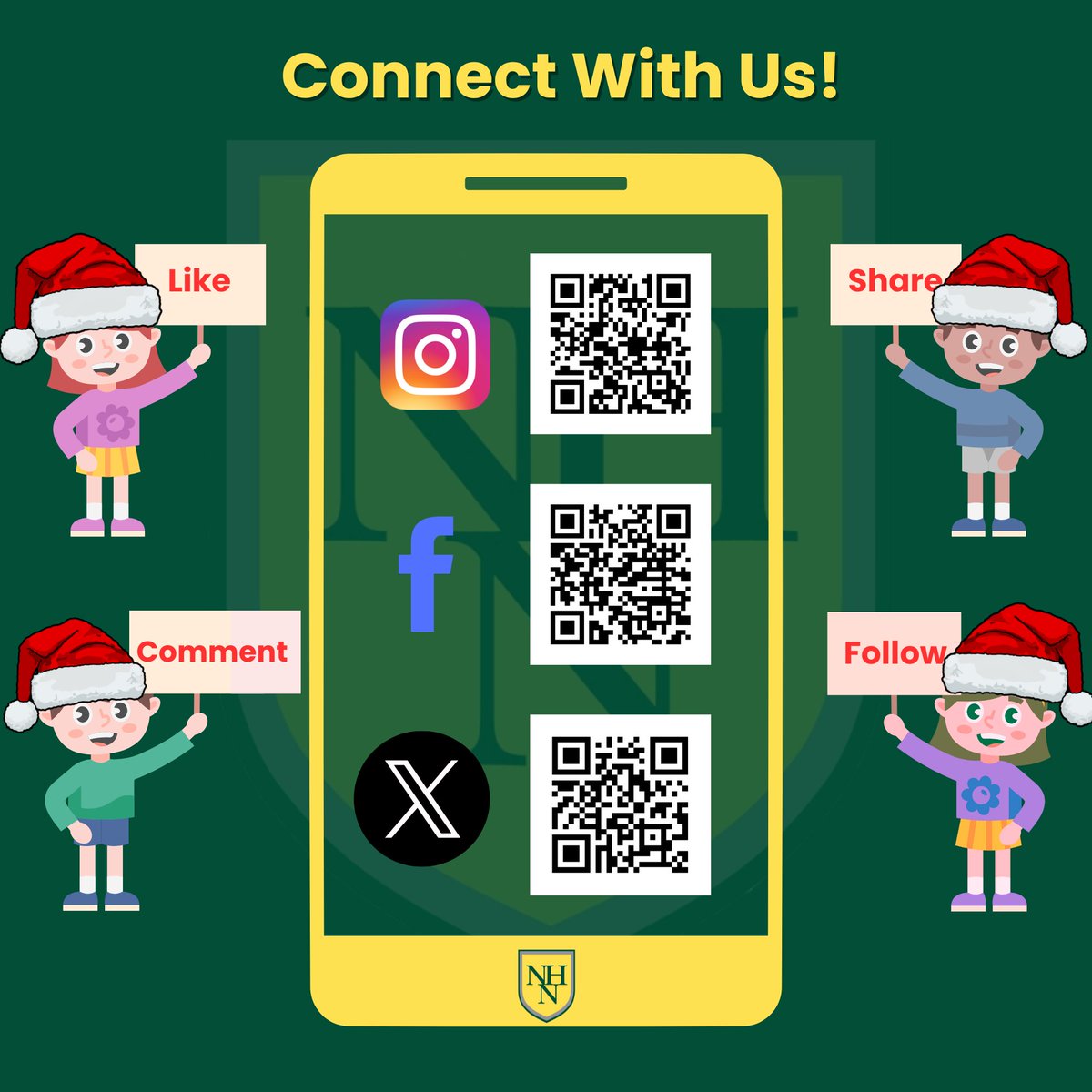 Connect with us ❤️👍💬🤗📱🎄