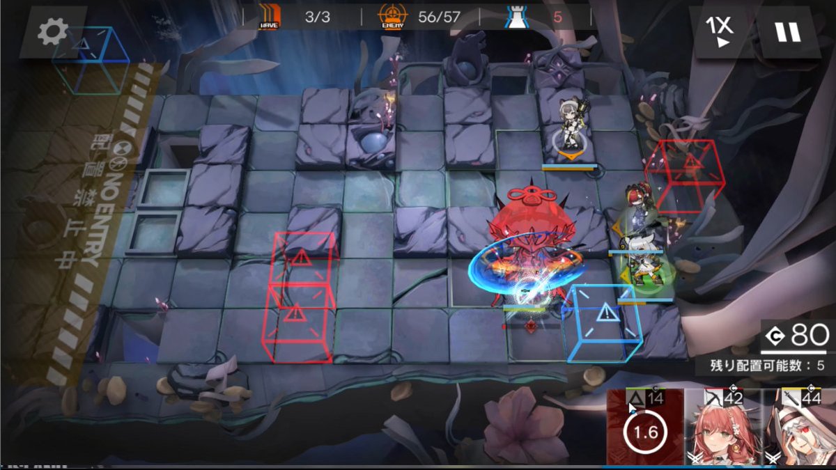 igresttw's tweet image. TN-4の配信見てたら、また圧人できる気がしたのでやりました。導灯の試練#5 抑制ユニットなし 最終試練 TN-4 星5のみ 7人です。4日前のこれ以上詰めれないといった私は嘘つきでした。
なお、wave2抱え成立してからそのまま倒すとめちゃ時間かかるので実体使いました。

youtu.be/KbaN54uZn1I