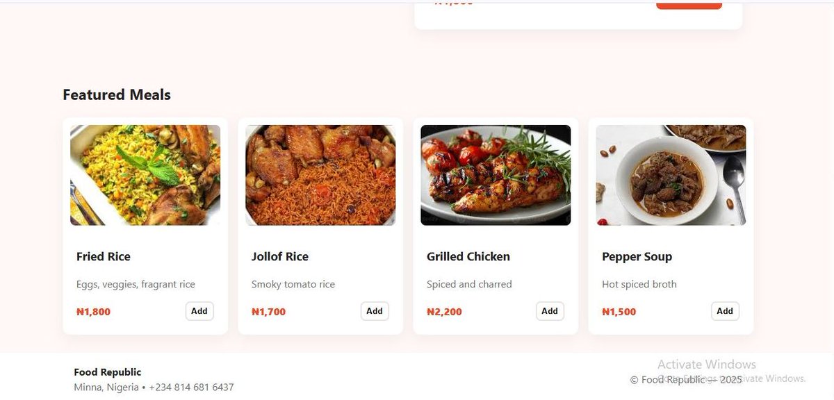 Webs_crypt's tweet image. A thread🧵🧵

Day 1: The Big Reveal
Hook: Announcing the completion.
Visual:  The homepage hero section.📷
Project Launch: Food Republic – A Pure Frontend Experience! 📷

#FrontendDevelopment #WebDev #JavaScript #HTML5 #CSS3