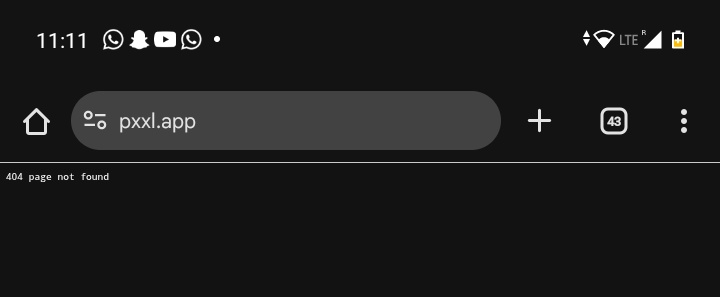 prospercode's tweet image. Yo @honour_can_code

What&apos;s up with pxxl.app